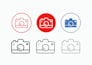design simple modern custom icon set